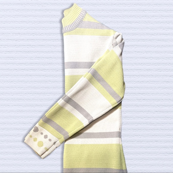 Authentic vintage 60s mod mock turtleneck long sleeve ribbed tunic dress backzip - Picture 11 of 12